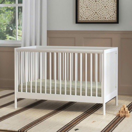SM Crib White : Nôi + Giường Cũi Đa Chức Năng ( Có Phụ Kiện )